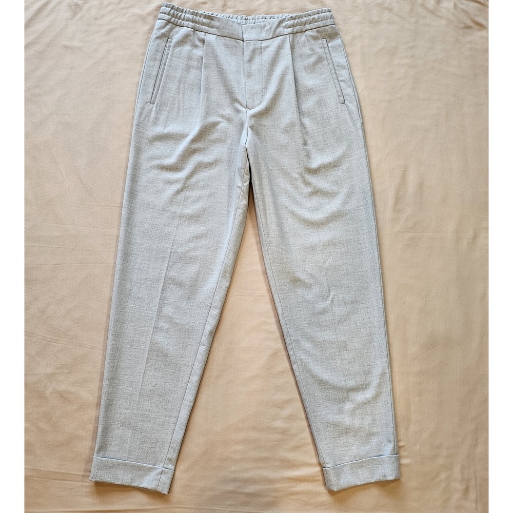 Reiss Light Gray Brighton pants